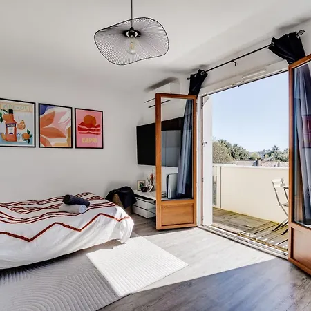 Chez Dorian - Parking & Balcon شقة *